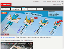 Tablet Screenshot of masterclamp.com